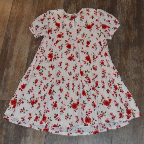 Old Navy Dress w/Red Flowers - Picture 7 of 8